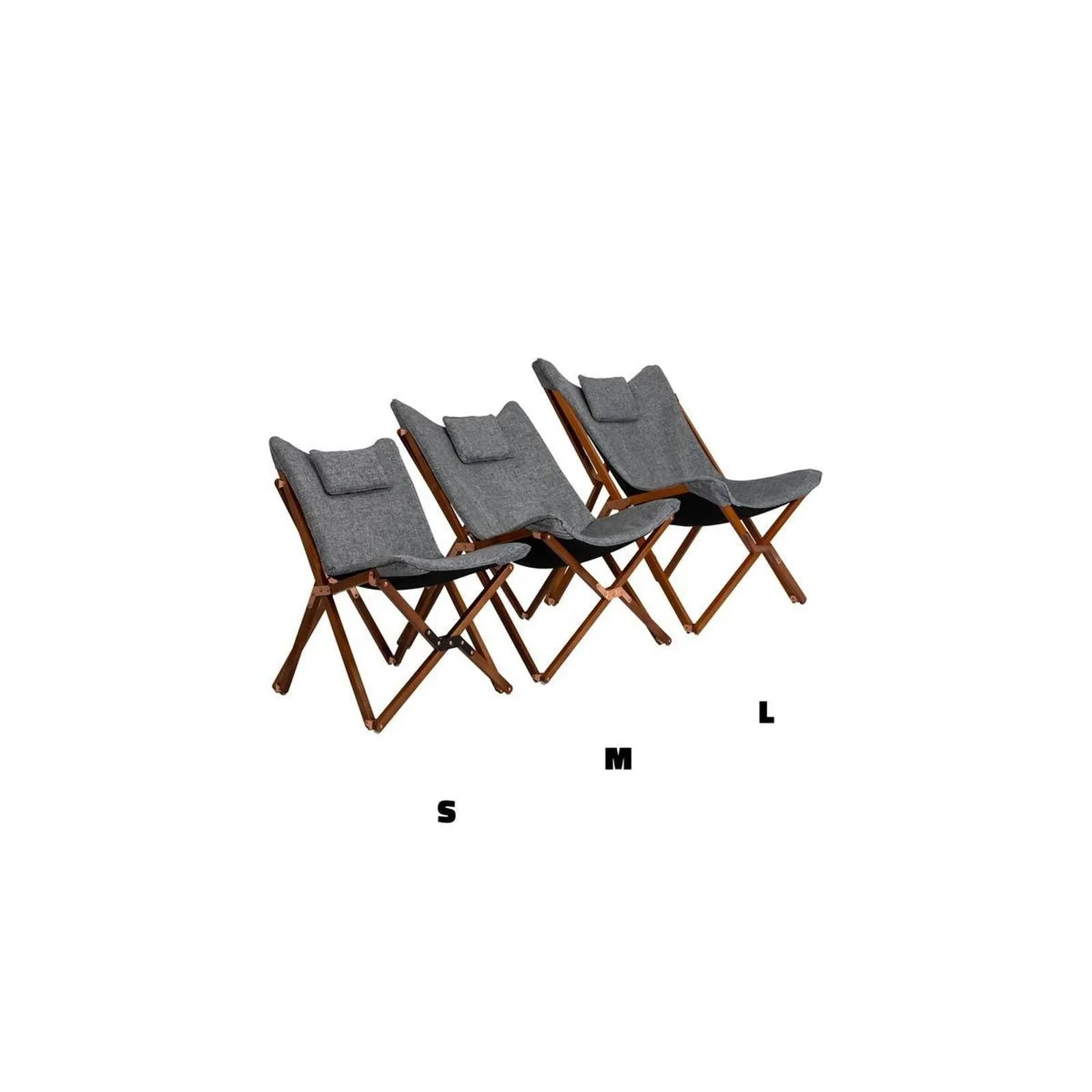 Bo-Camp Urban Collection Relax Chair Bloomsbury L Grey