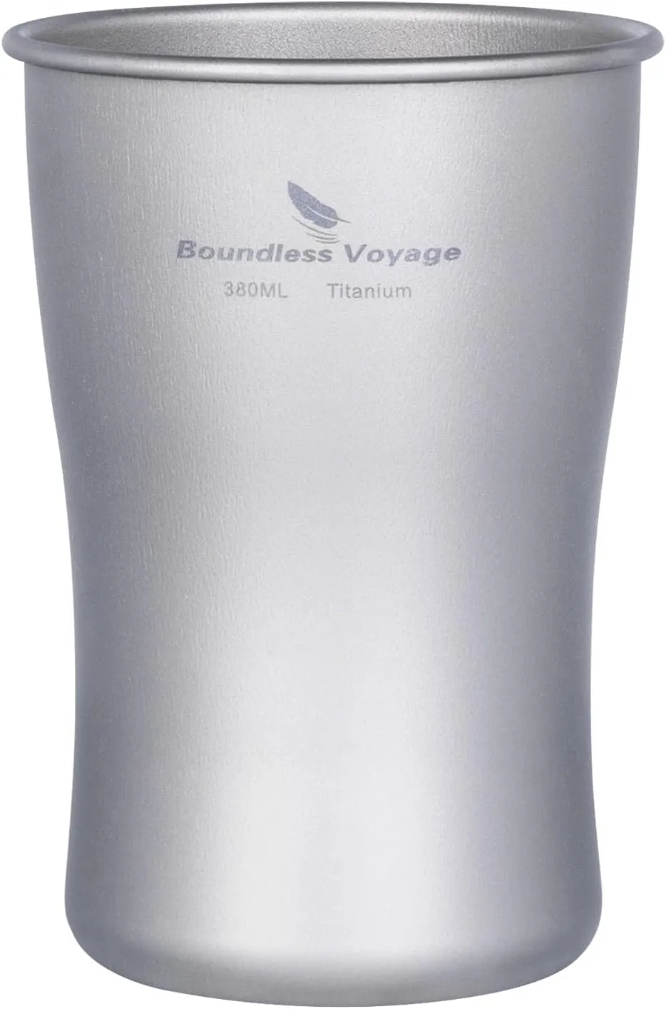 Boundless Voyage Titanium Beer Cups Ultralight Coffee Tea Juicy Mugs for Outdoor Camping Picnic 240ml 380ml 600ml (380ml)