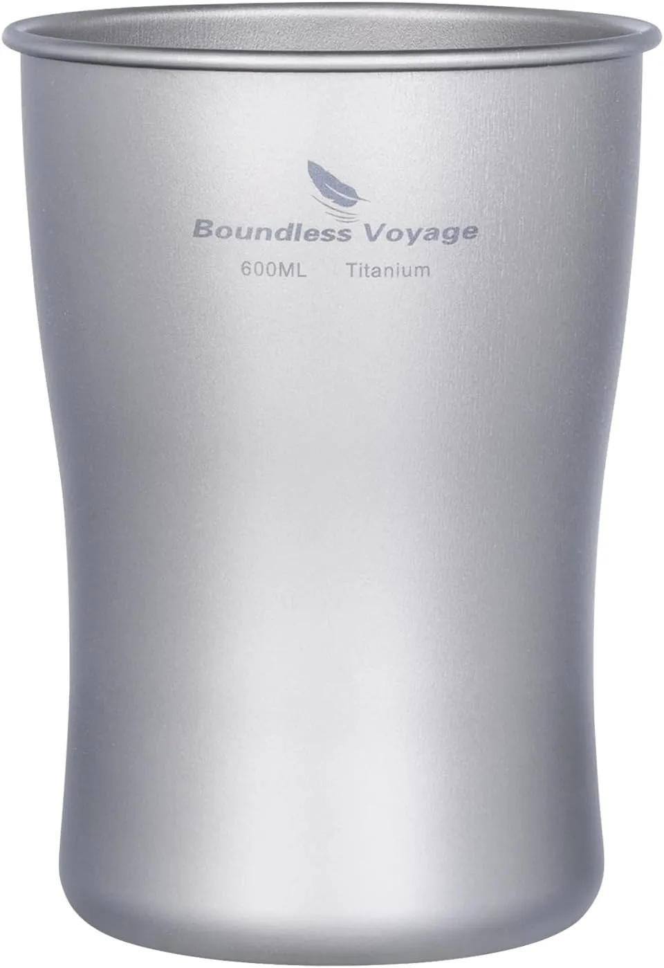 Boundless Voyage Titanium Beer Cups Ultralight Coffee Tea Juicy Mugs for Outdoor Camping Picnic 240ml 380ml 600ml (600ml)