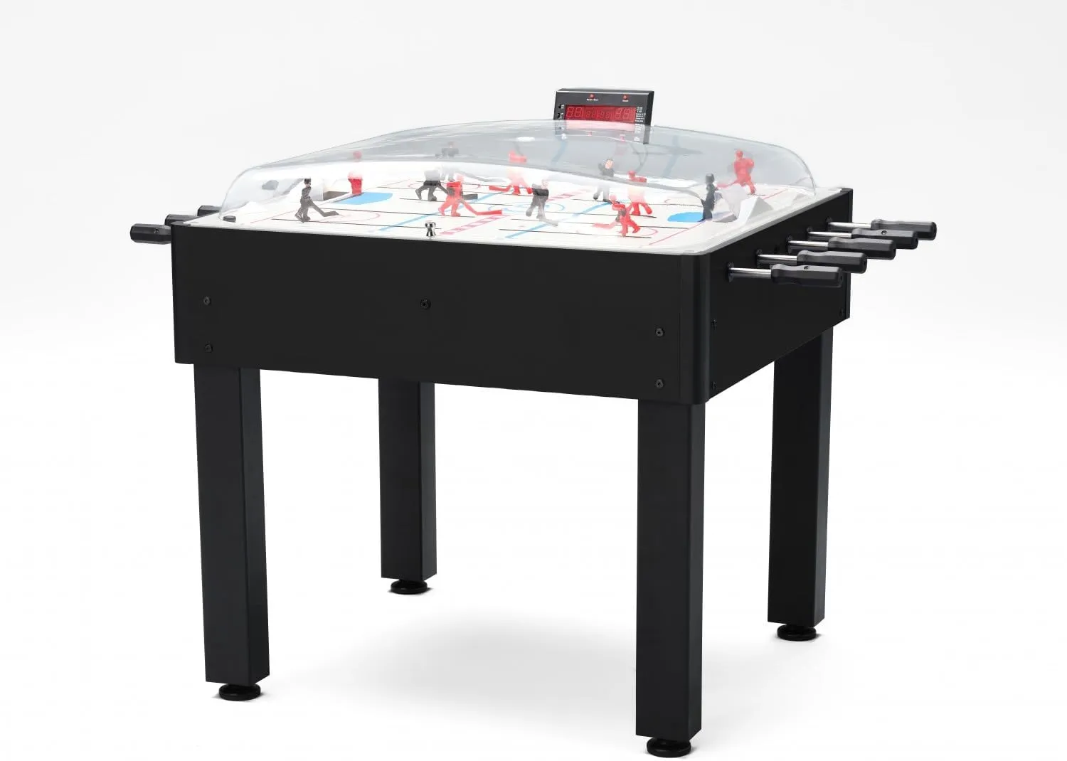 Breakout Dome Bubble Rod Hockey Game Table - Black