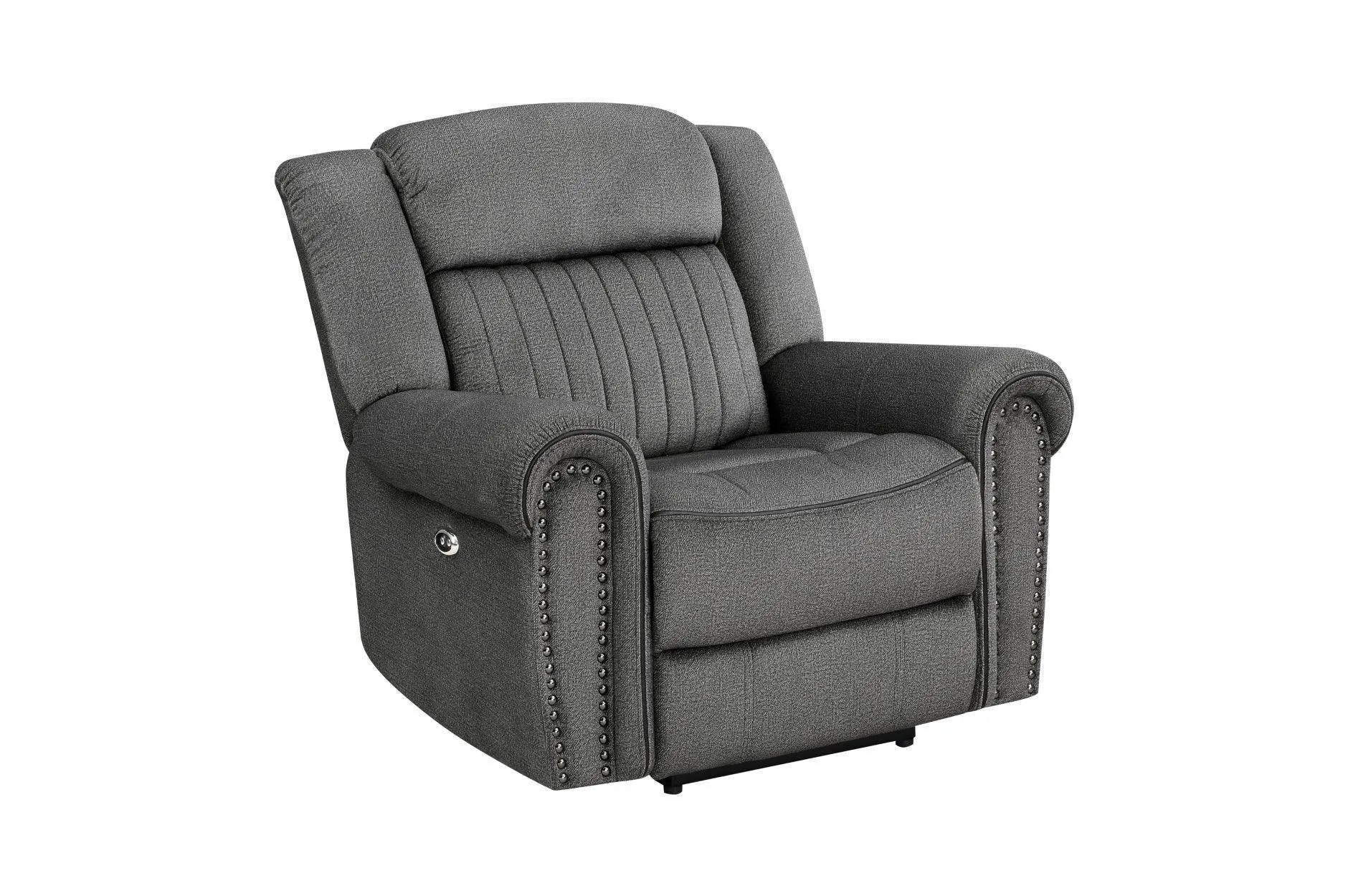 Brennen Charcoal Power Reclining Set