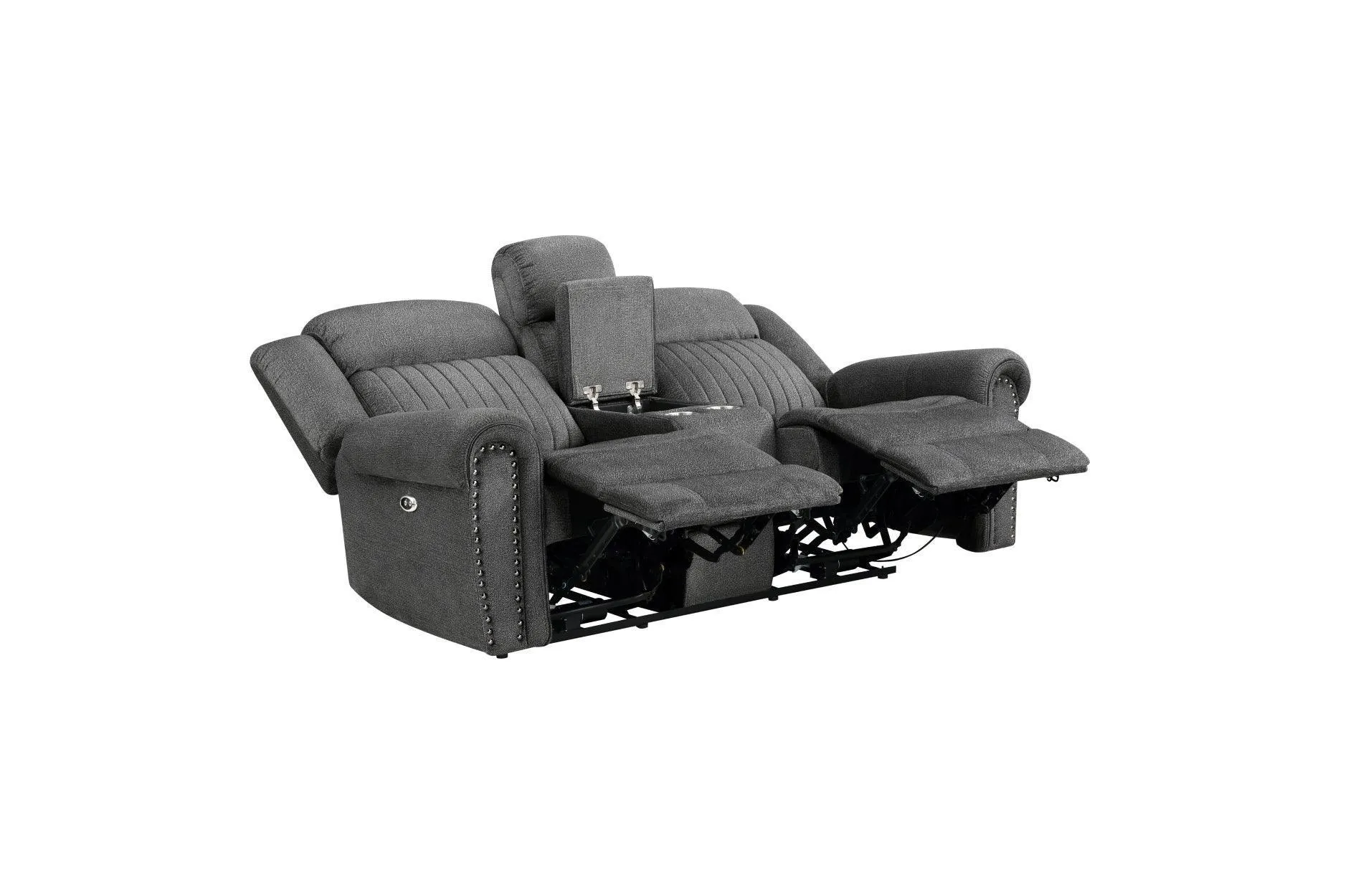 Brennen Charcoal Power Reclining Set