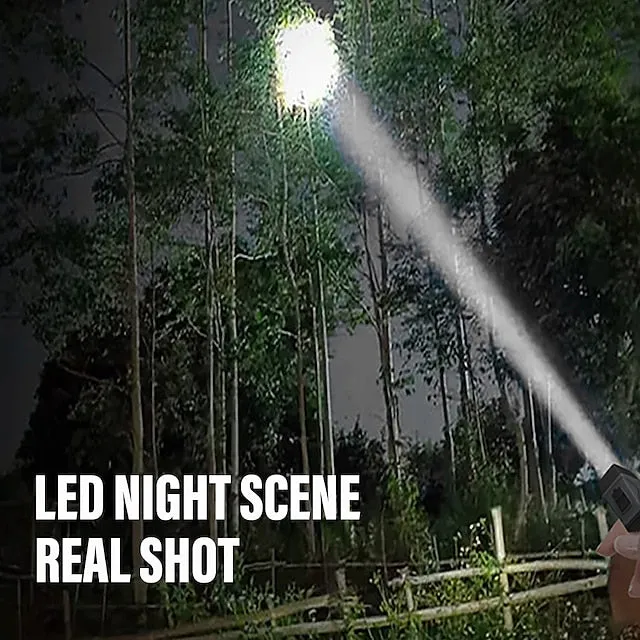 Camping Fishing LED Flashlight USB Rechargeable COB Work Lamp with Magnet Waterproof Torch Adjustable Lamp Head Powerful Lantern