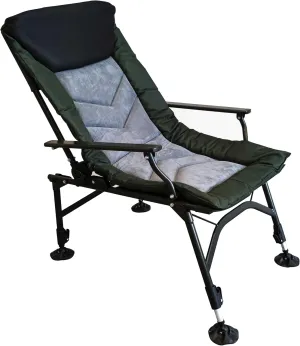 Camping Lounge Chair, Portable Folding Reclining Camping Chair with Adjustable backrest for Indoor and Outdoor Camping Beach Hiking Fishing