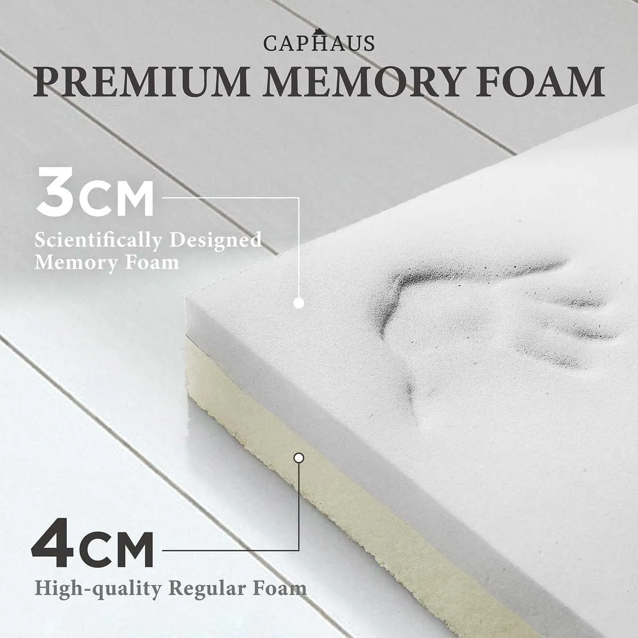 CAPHAUS Premium Memory Foam Massage Table, 84 Inch Foldable & Portable, Height Adjustable Spa Bed, Facial Cradle Salon Bed, Wooden Legs & Carry Case, 32 Inch Wide, Purple