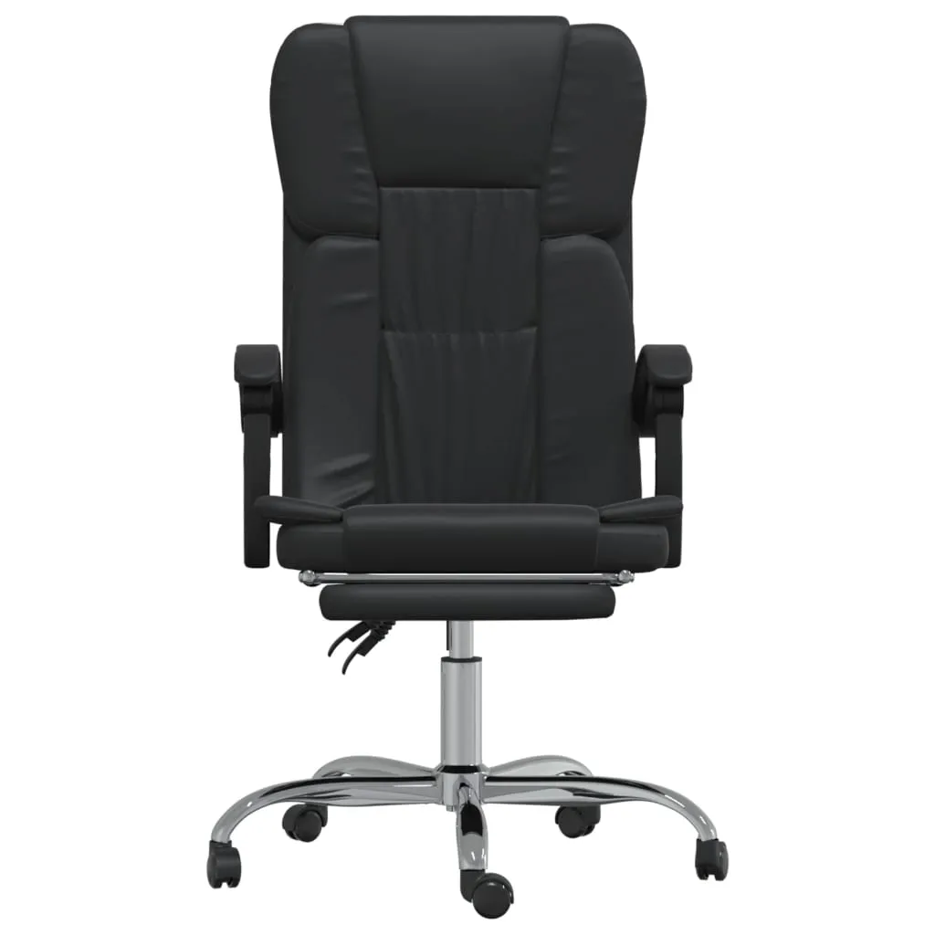 Chair Reclining Desk Chair with Wheels for Living Room Faux Leather