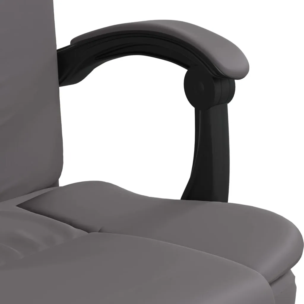 Chair Reclining Desk Chair with Wheels for Living Room Faux Leather