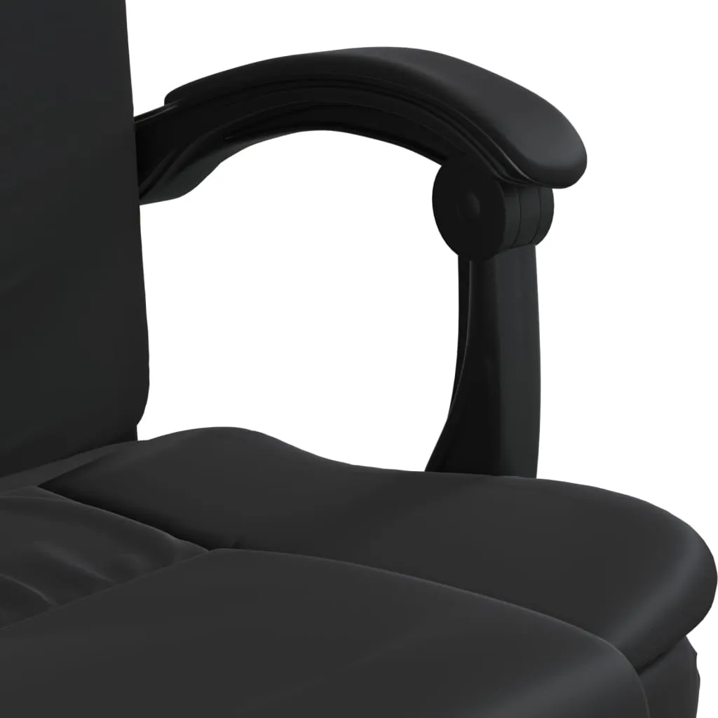 Chair Reclining Desk Chair with Wheels for Living Room Faux Leather