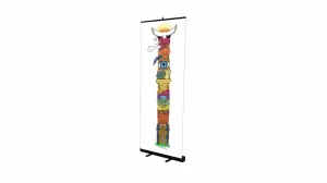 CHEK Totem Pole Banner with Retractable Stand