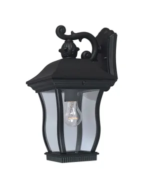 Chelsea One Light Wall Lantern in Black