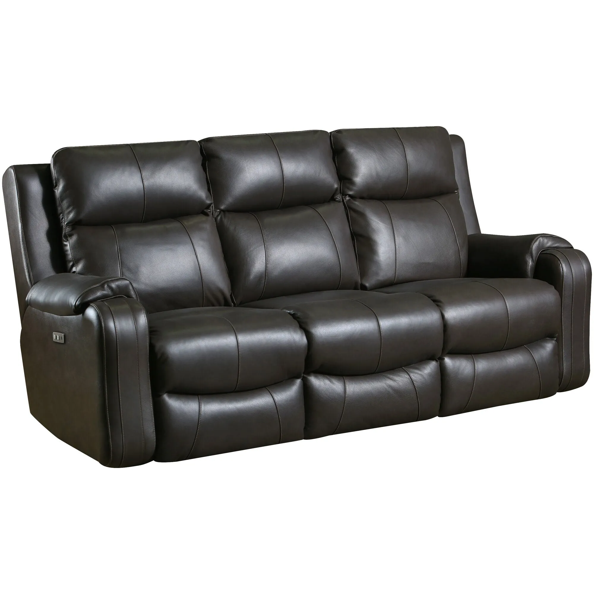 Contour Leather Power  Reclining Sofa