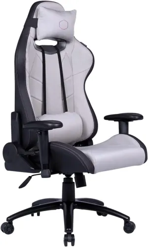 Cooler Master Caliber R2C Gaming Chair High Back Office Computer Game Chair, PU Leather Reclining Ergonomic Backrest, Headrest, Seat Height and Armrest Adjustment with Lumbar Support