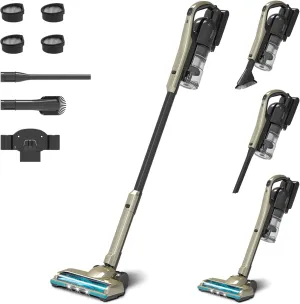 Cordless Vacuum Cleaner, 25Kpa Powerful Suction Ultralight Stick Vacuum with Tangle-Resistant Floor Brush, 2500mAh Fast-Charging Battery for Pet Hair Floor Carpet Stair, 4 Hepa