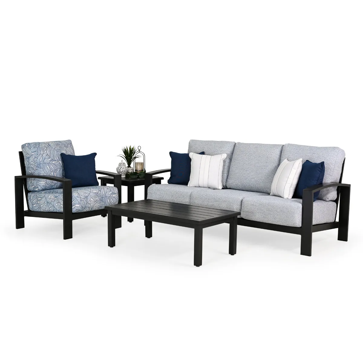 Costa Outdoor Aluminum End Table