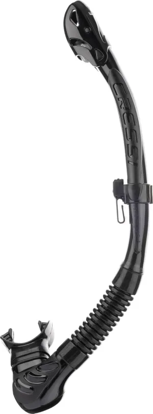 Cressi Foldable Adult Dry Snorkel for Scuba Diving, Snorkeling - Alpha Ultra Dry Made in Italy