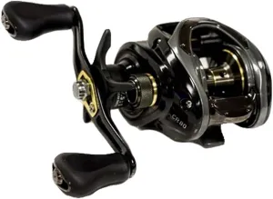 Daiwa, CR80 Casting Reel, 7.5:1 Gear Ratio, 7BB, !RB Bearings, 15 lb Max Drag, Right Hand, Black, CR80HS (CR80HS)