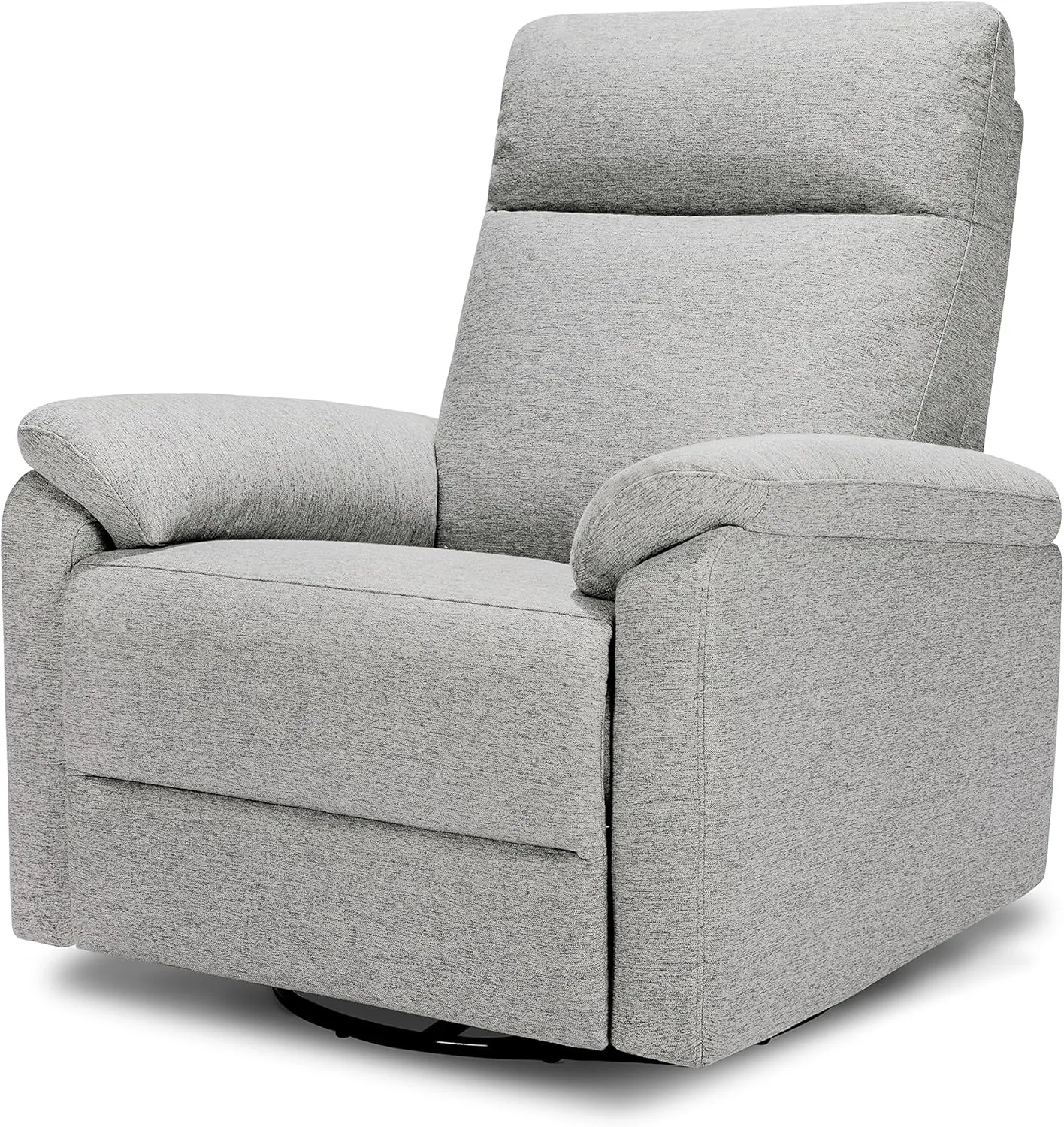 DaVinci Suzy Glider Recliner Nursery Chair - Glider Rocking Chair for Nursery and Living Room - GREENGUARD Gold, FSC & Certi-PUR US Certified - 360° Swivel Rocker Recliner Chair (Frost Grey)