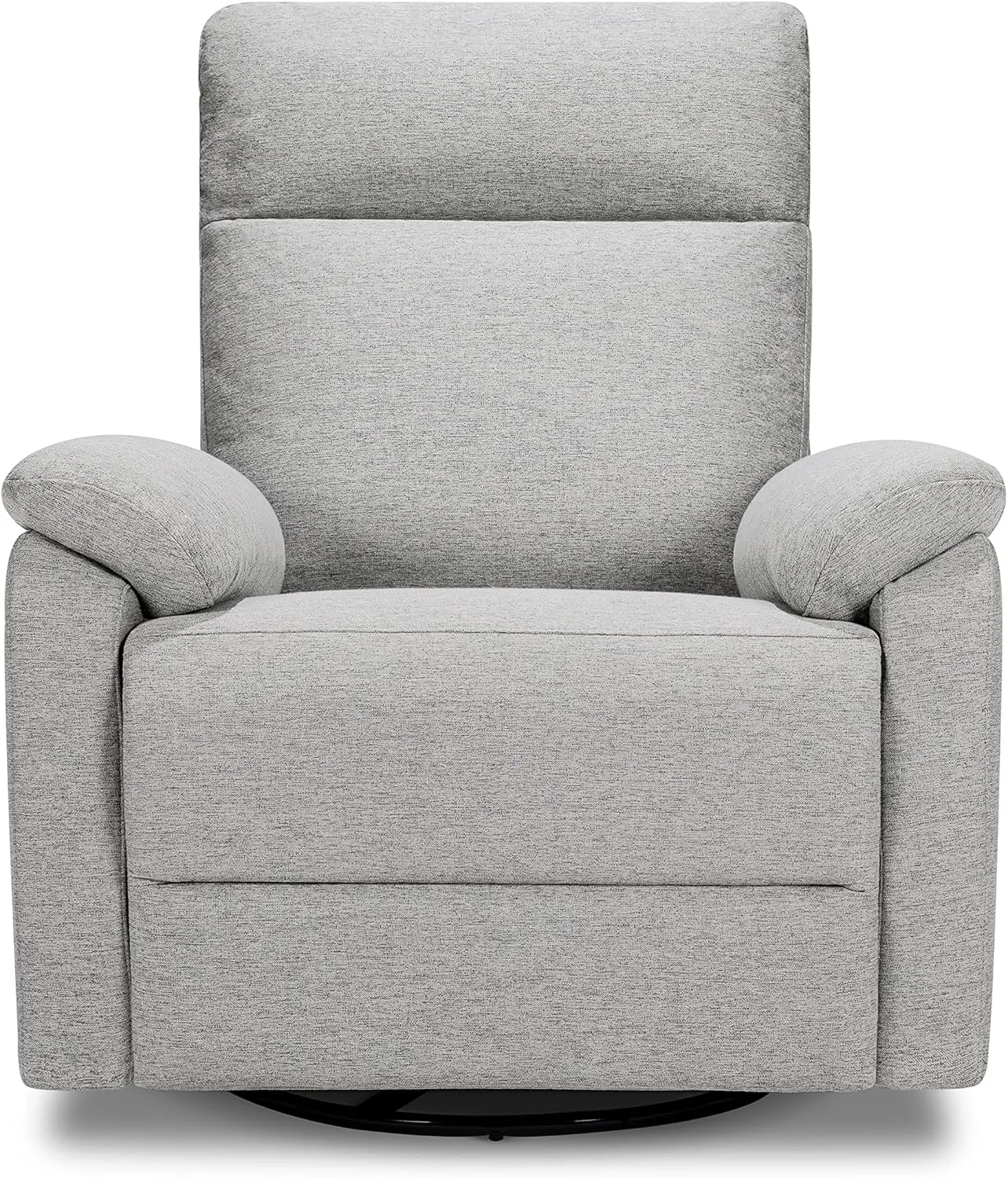 DaVinci Suzy Glider Recliner Nursery Chair - Glider Rocking Chair for Nursery and Living Room - GREENGUARD Gold, FSC & Certi-PUR US Certified - 360° Swivel Rocker Recliner Chair (Frost Grey)