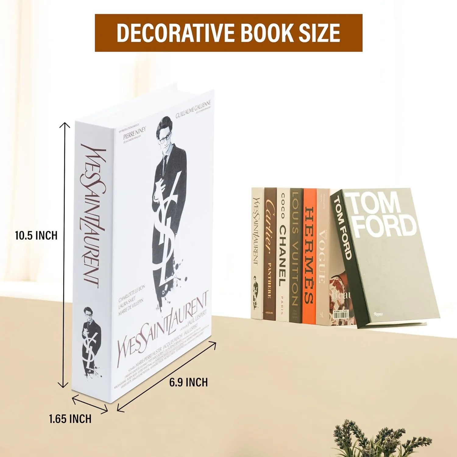 Decorative Faux Books | Suite | Large | 7 PCS | Home Decor | Coffee Table | Bookshelf | Aesthetic Book Set | Living Room | Preppy | Stylish | Modern Decor