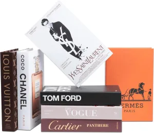 Decorative Faux Books | Suite | Large | 7 PCS | Home Decor | Coffee Table | Bookshelf | Aesthetic Book Set | Living Room | Preppy | Stylish | Modern Decor