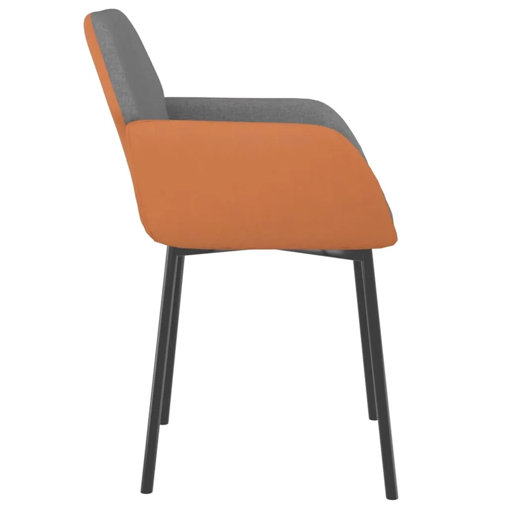 Dining Chairs 2 Pcs Accent Upholstered Chair Fabric and Faux Leather