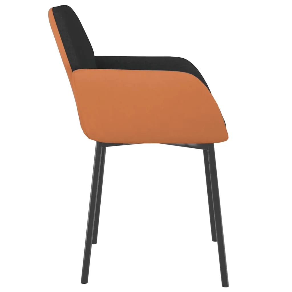 Dining Chairs 2 Pcs Accent Upholstered Chair Fabric and Faux Leather