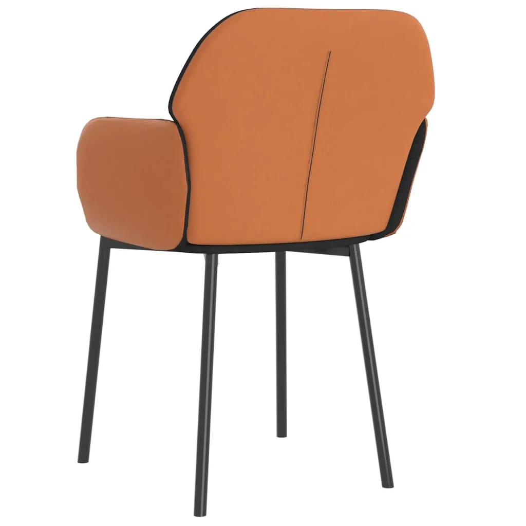 Dining Chairs 2 Pcs Accent Upholstered Chair Fabric and Faux Leather