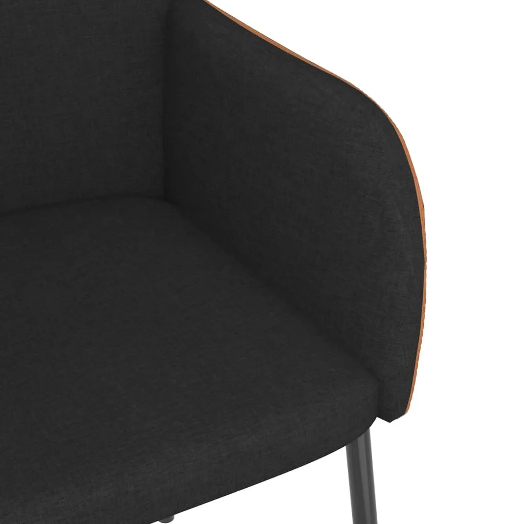 Dining Chairs 2 Pcs Accent Upholstered Chair Fabric and Faux Leather