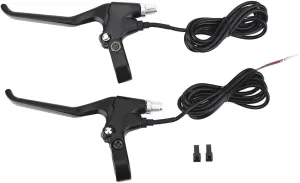 Diohce Brakes Lever, 2 Wires Left & Right Electric Brake Lever Replacement Parts (1 Pair)