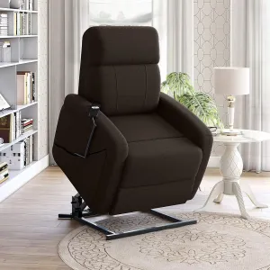 Domesis Tessa Lift Recliner, Chocolate Brown