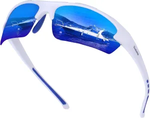 Duduma Polarized Sports Sunglasses for Men Fishing Cycling Running Golf Driving Sun glasses Glasses Tr62 Superlight Frame