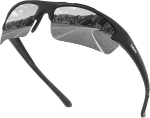 Duduma Polarized Sports Sunglasses for Men Fishing Cycling Running Golf Driving Sun glasses Glasses Tr62 Superlight Frame
