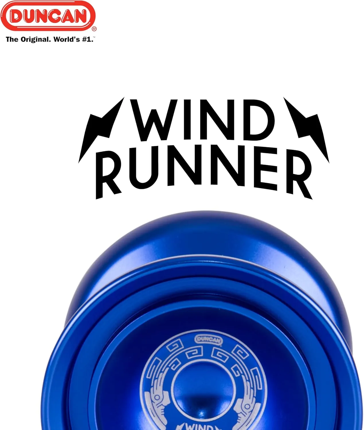 Duncan Toys Windrunner Yo-Yo [Black] - Unresponsive Pro Level Aluminum Yo-Yo with Double Rim, Concave Bearing, SG Sticker Response