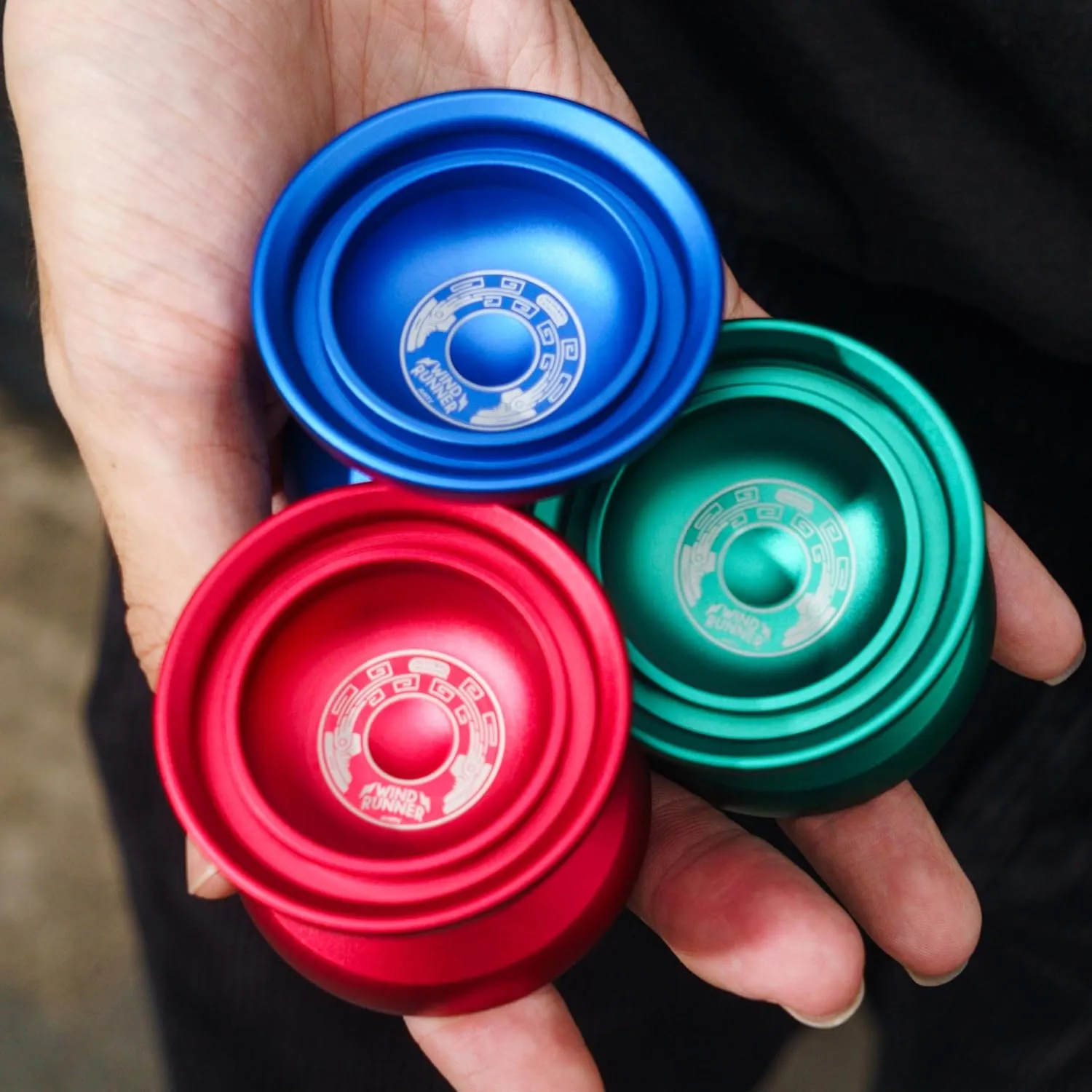Duncan Toys Windrunner Yo-Yo [Black] - Unresponsive Pro Level Aluminum Yo-Yo with Double Rim, Concave Bearing, SG Sticker Response