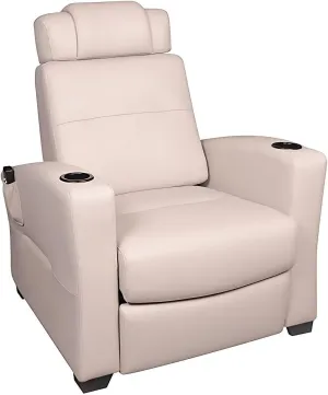 Electric Massage Barber Chair - Reclining Beauty Chair with Adjustable Headrest and Remote Control, Salon Chairs Filled with High-Density Sponge, for Barbershop Nailshop Spa (Light Gray)