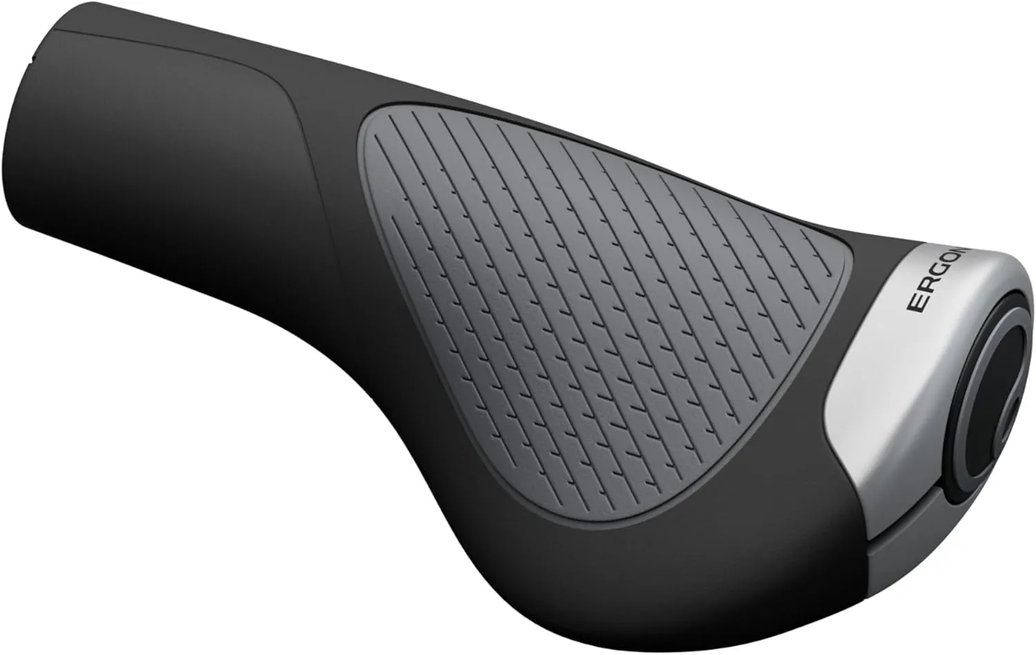 Ergon GP1 Evo Ergonomic Wing Grips | Comfort Grip for Touring, E-Bikes & Commuting | Made in Germany with Dual Rubber Durometers & Forged Aluminum Clamps | Small, Large, Twist Shift
