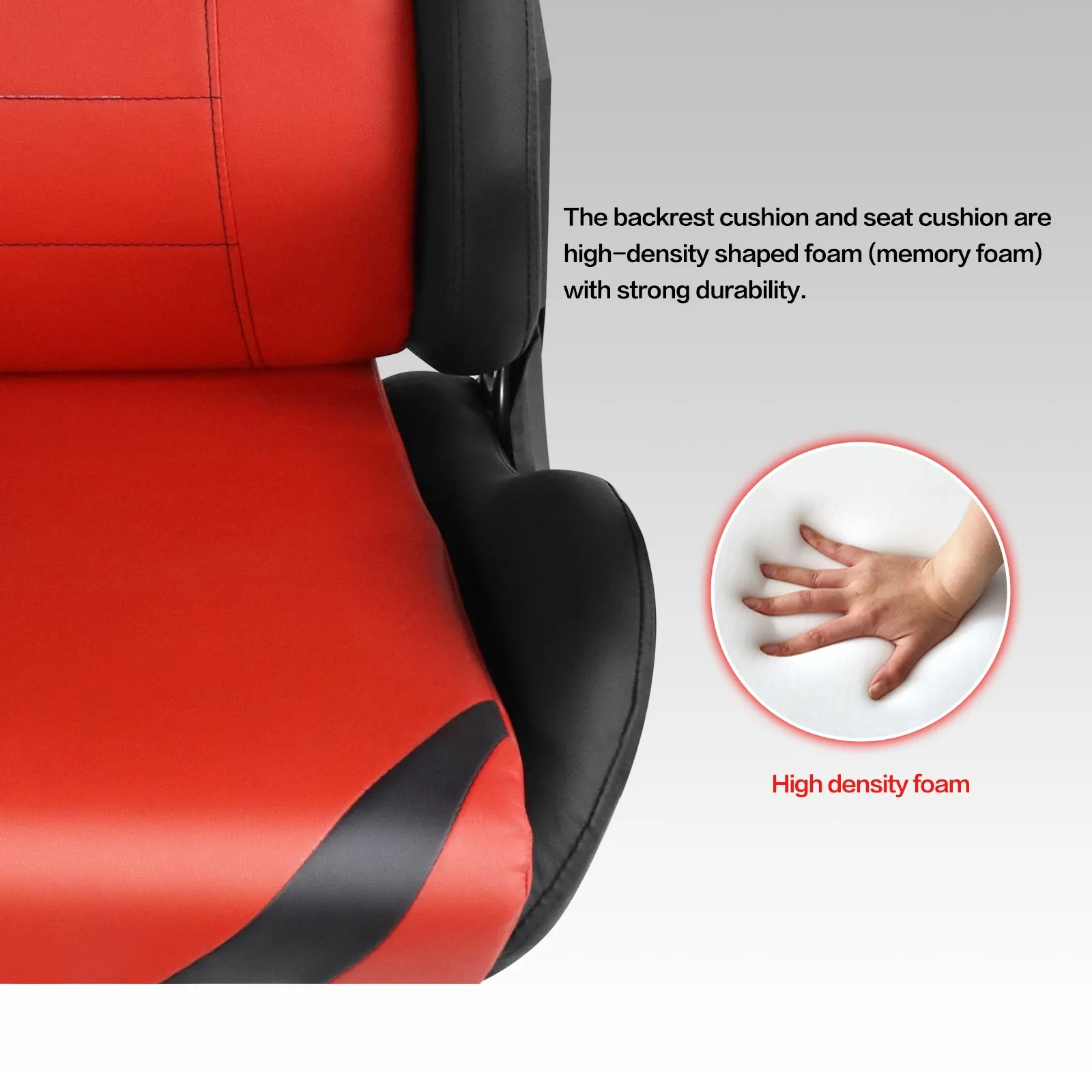 Ergonomic Gaming Chairs for Adults with High-Density Memory Foam | Swivel Comfortable Office Chair, Big and Tall Video Game Chair, High Back Computer Chair for Home, Office