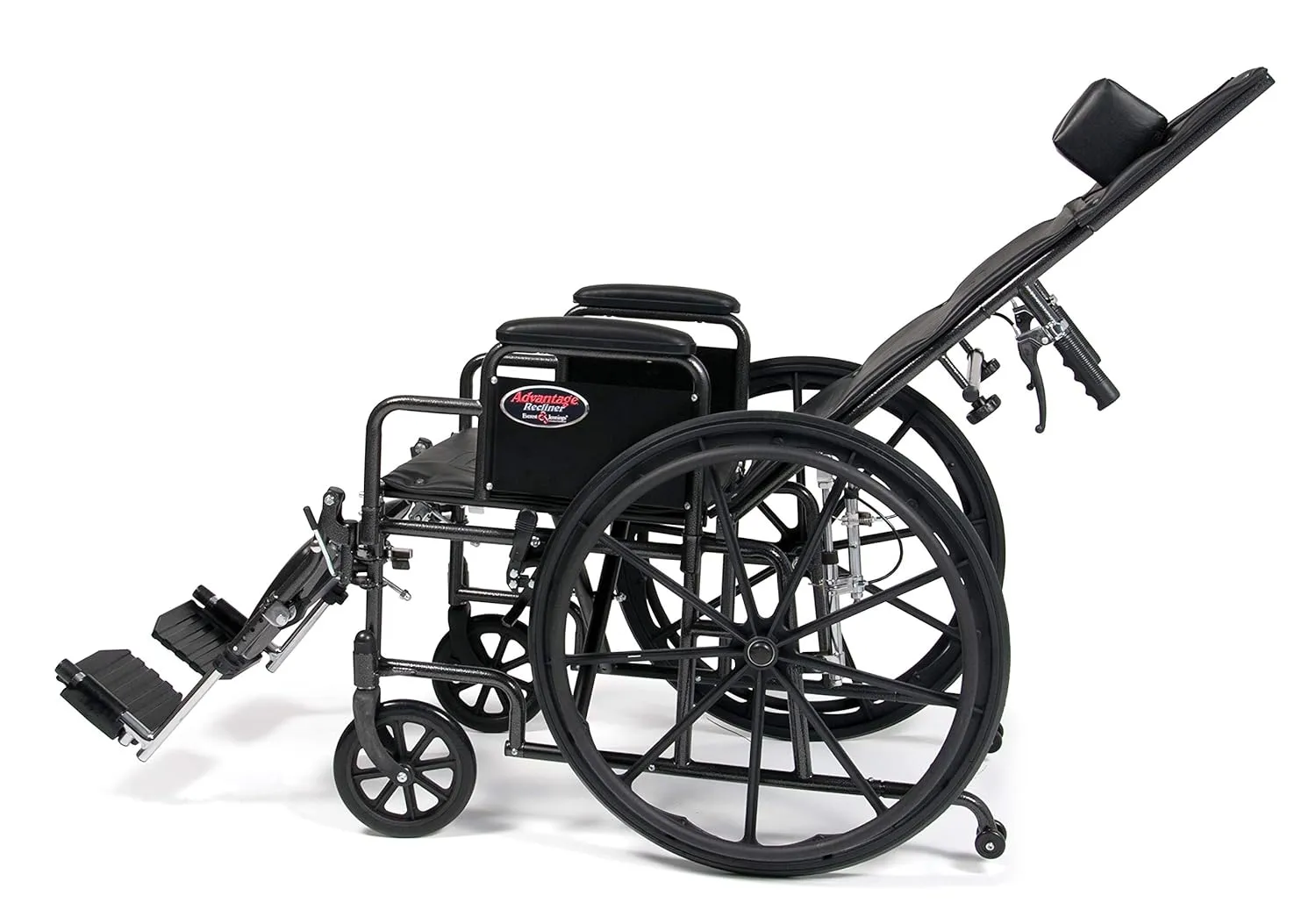 Everest & Jennings Advantage Reclining Wheelchair for Adults & Seniors, 22" Seat, High Back