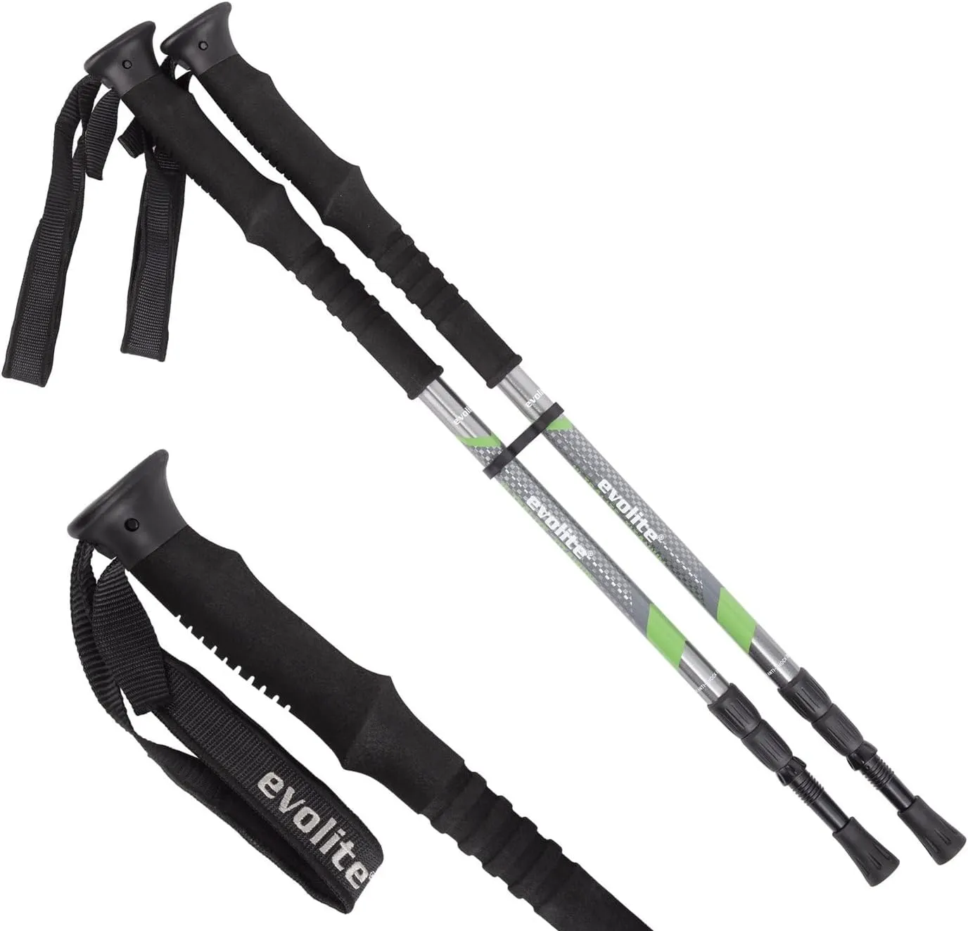Evolite Ultralight Titanium Antishock Trekking Poles (Pair)