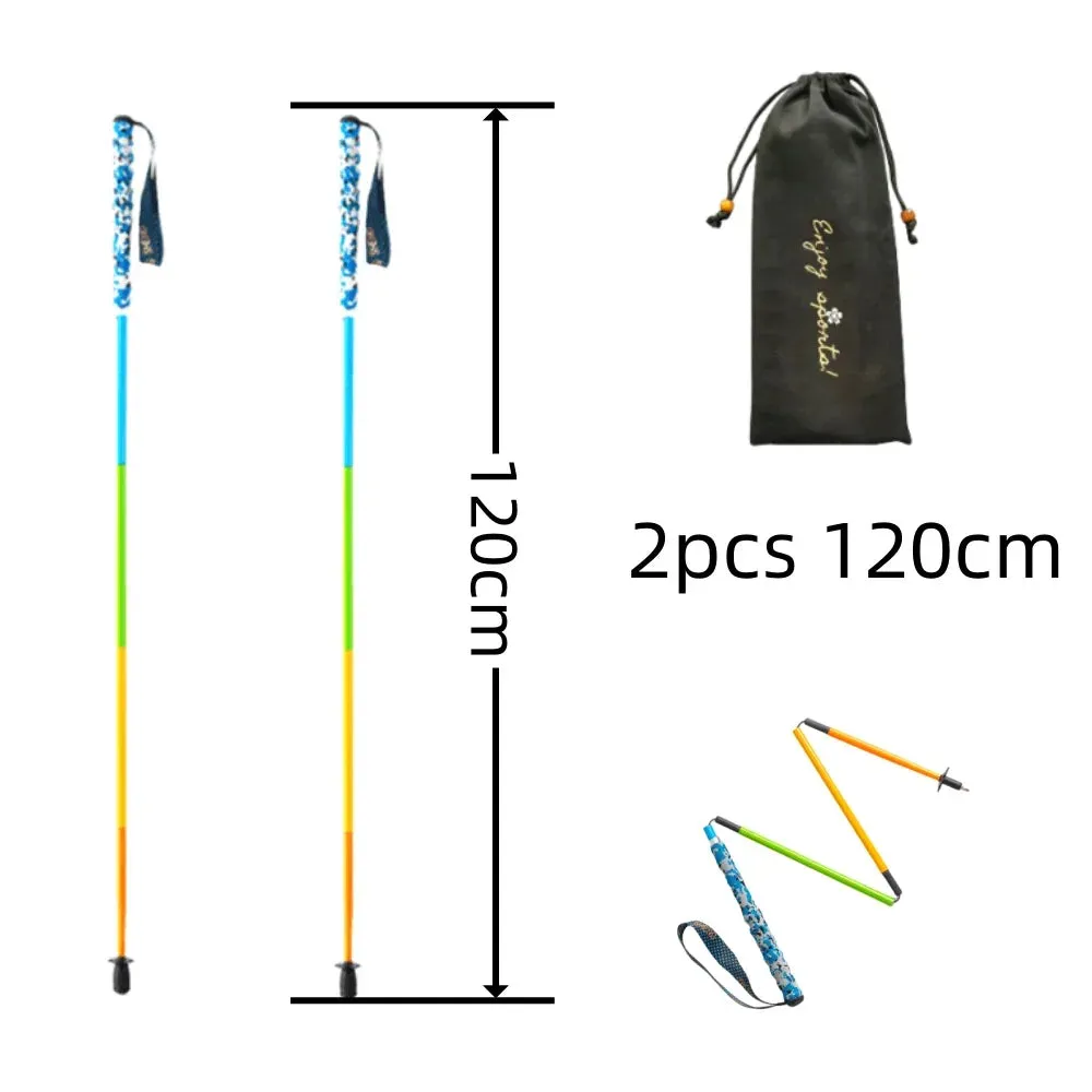 Experience Effortless Hiking with Ultralight Carbon Fiber Trekking Poles
