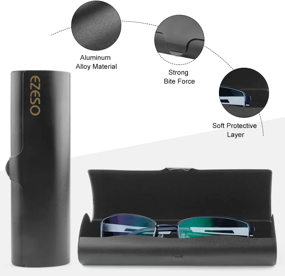 Eyeglass Case for Men Glasses Case Aluminum Light Nearsighted Spectacle Case Box