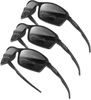 FAGUMA Ultralight Polarized Sports Sunglasses For Men Cycling Driving Fishing Running UV400 Protection