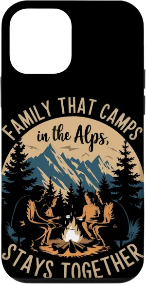Family That Camps in the Alps Stays Together Alpine Camping Case for iPhone 12 mini
