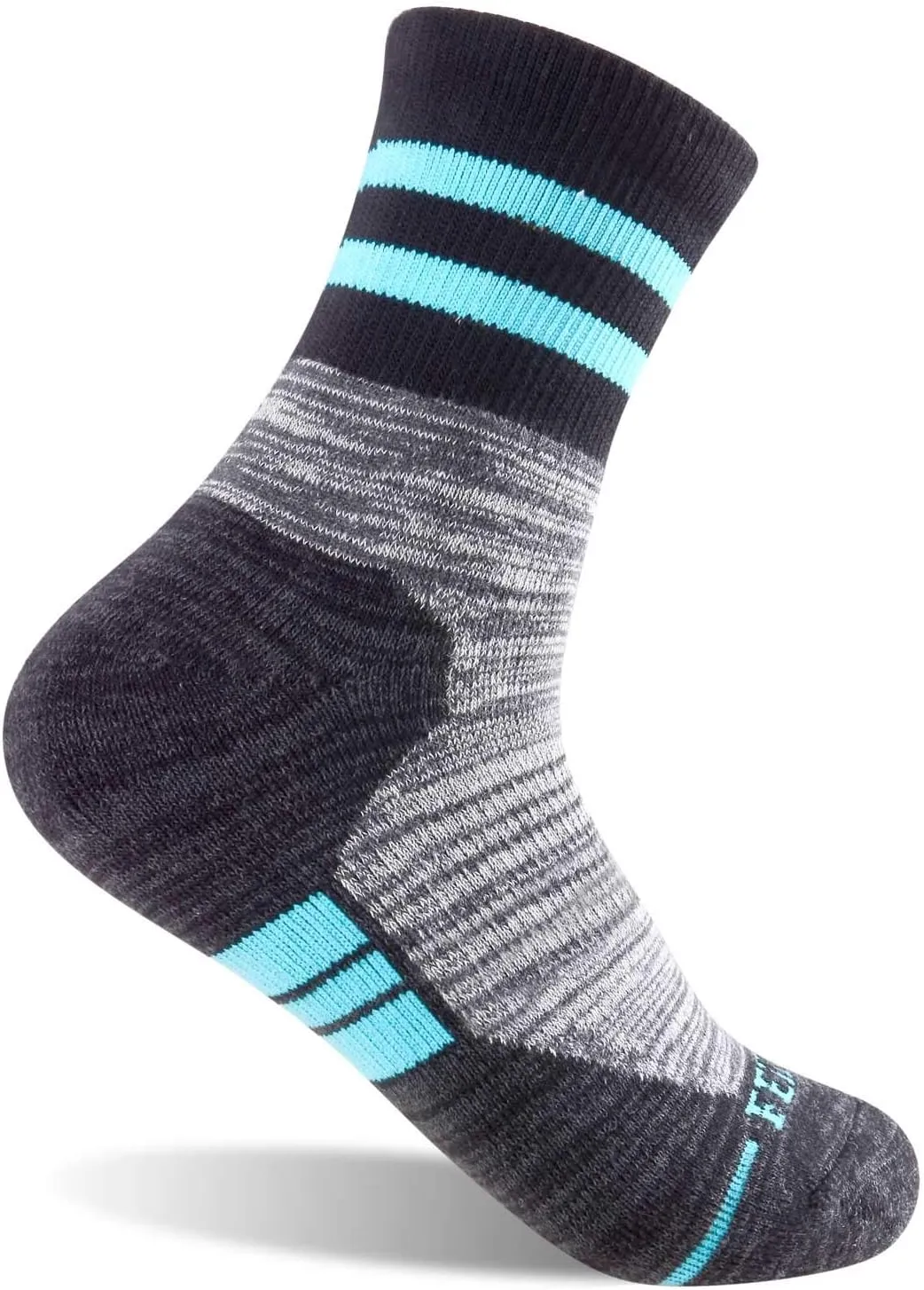 FEIDEER Women's Hiking Walking Socks, Multi-pack Outdoor Recreation Socks Wicking Cushion Crew Socks