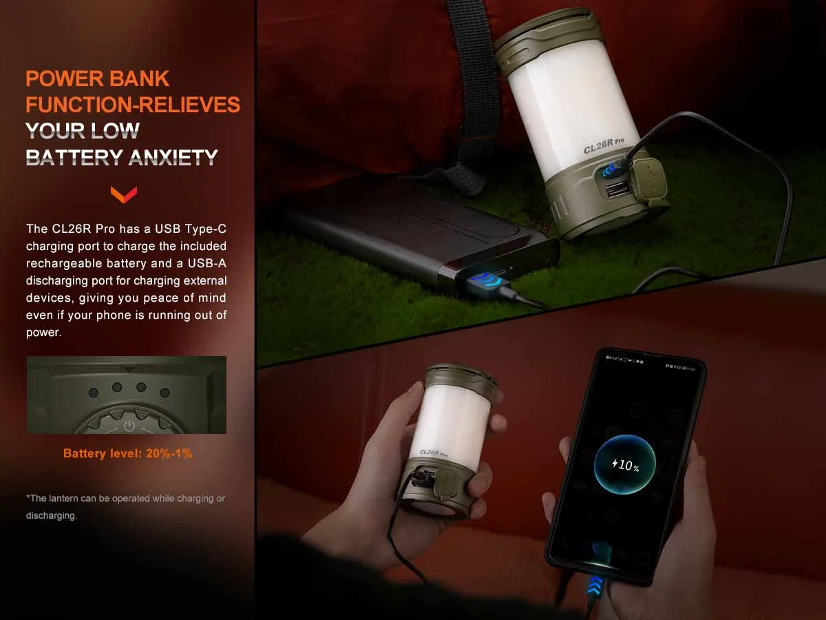 Fenix CL26R PRO Rechargeable Lantern