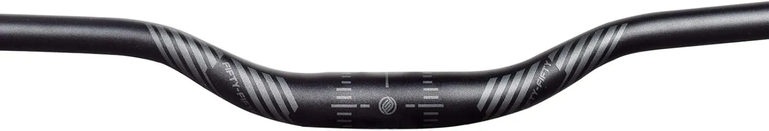 FIFTY-FIFTY Mountain Bike Riser Handlebar, Aluminum Alloy MTB Handlebar, 31.8mm Diameter, 780mm Wide Bicycle Bar