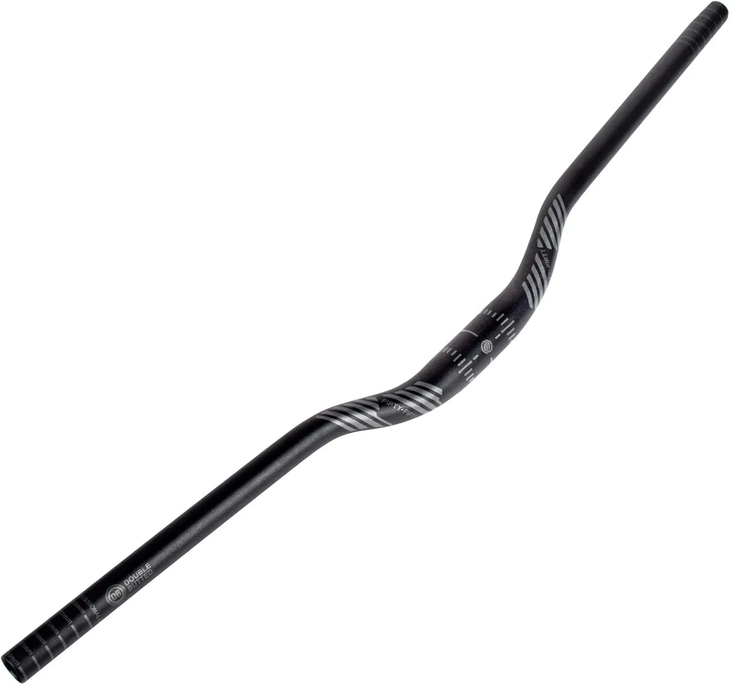 FIFTY-FIFTY Mountain Bike Riser Handlebar, Aluminum Alloy MTB Handlebar, 31.8mm Diameter, 780mm Wide Bicycle Bar