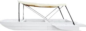 Fishing Boat, Folding Pontoon Boat, Fits in Car Trunk – Portable Modular Kayak, Seats 2-6, Motor-Ready, Sturdier Than Inflatable Boats – Ideal for Lure Fishing, Paddling Trip, Hunting, Rescue