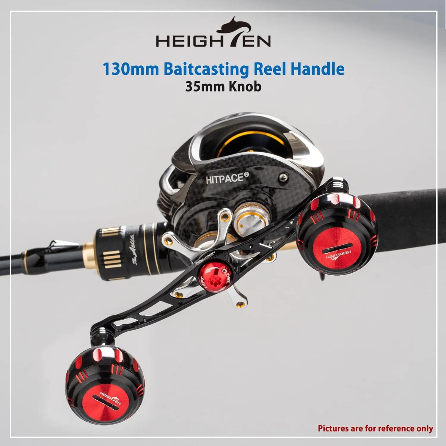 Fishing Reel Handle for Shiman0 Daiwa Abu Garcia Penn Kaking Lew's Baitcasting Reel Power Handle Crank Accessory