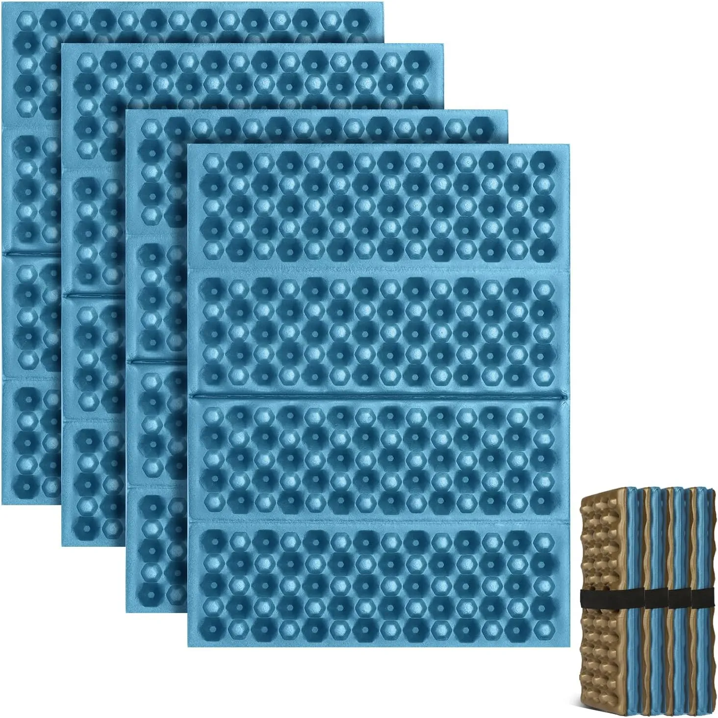 FOCHIER F Stadium Seat Pad, Camping Foam Pad, Foldable Z Stadium Seat Cushion Insulated Sitting Pad for Camping Backpacking Stadium Outdoor Picnic, Hiking, Mountain,Bleachers